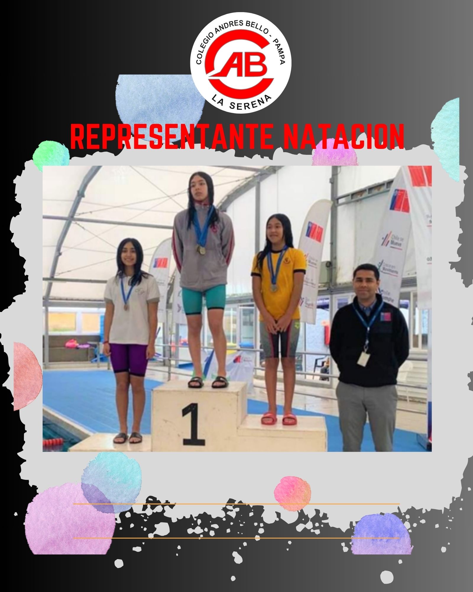 Representantes Natación Colegio Andrés Bello - Pampa,…