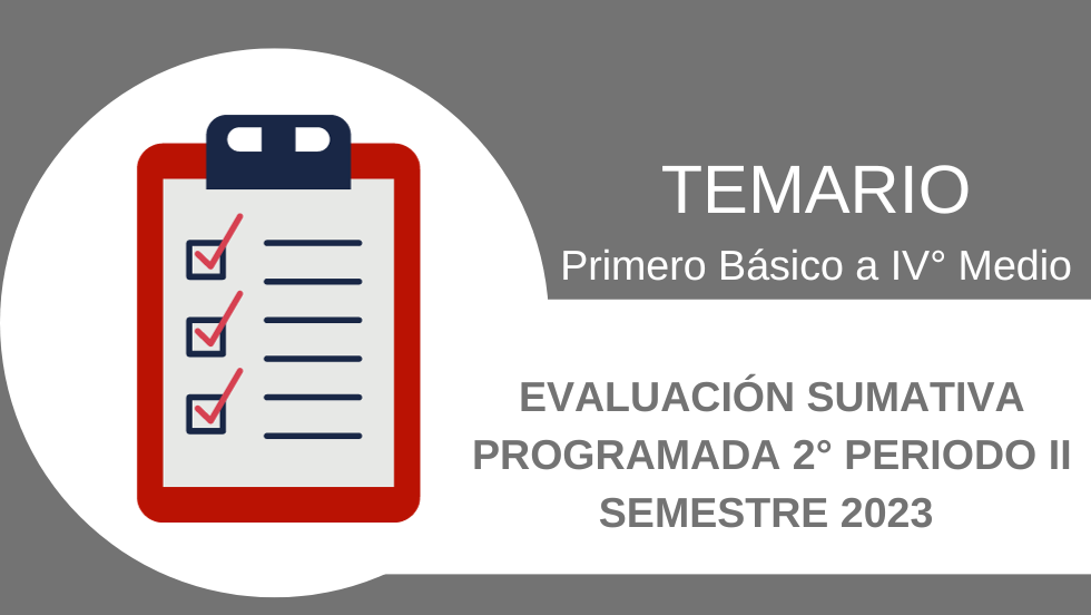 TEMARIO EVALUACIÓN SUMATIVA PROGRAMADA 2° PERIODO…